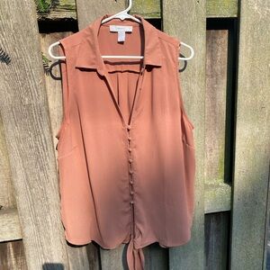 Forever 21 Lightweight Summer Shirt - Tan/Brown